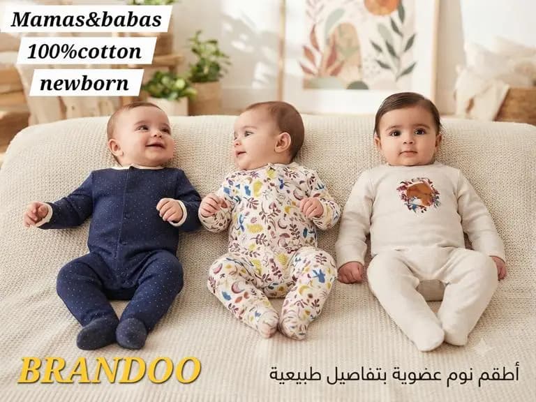 Newborn Cotton Sleepsuit Set 1