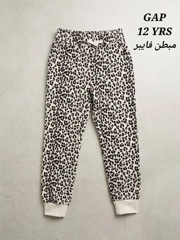 Leopard Print Lined Joggers