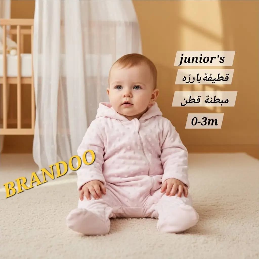 Lined Plush Baby Romper 1