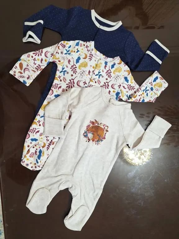 Newborn Cotton Sleepsuit Set 2