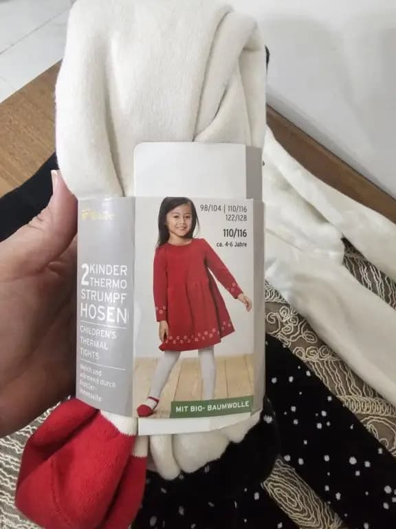 Girls Thermal Tights (2-Pack) 2
