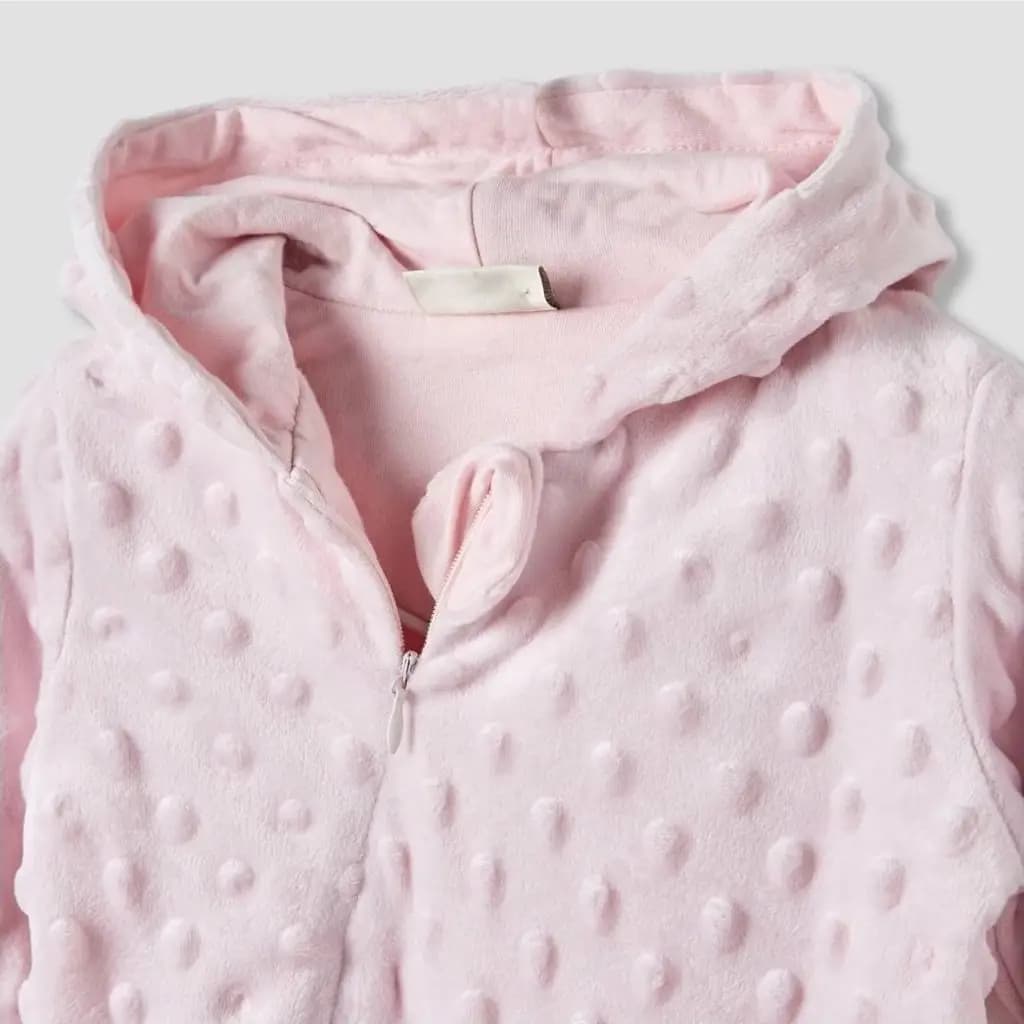 Lined Plush Baby Romper 3