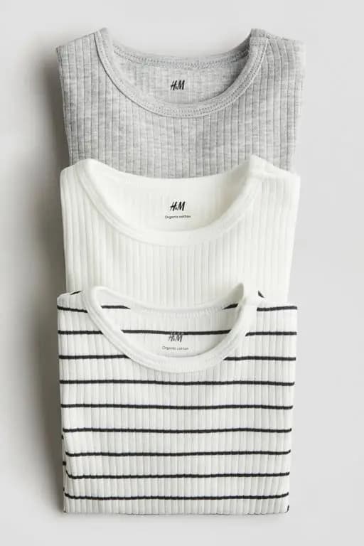 Cotton Bodysuit Set for Babies (3 Pack) 3